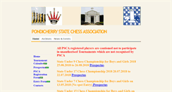 Desktop Screenshot of pondychess.org